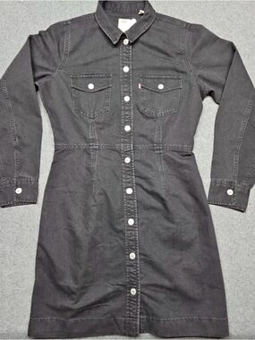 levis orange tab dress Levi's | Dresses | Levis Orange Tab Button Down Overall Jean Dress